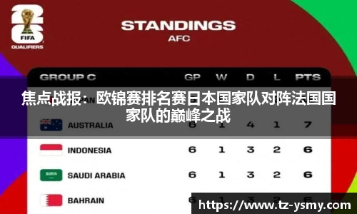 焦点战报：欧锦赛排名赛日本国家队对阵法国国家队的巅峰之战